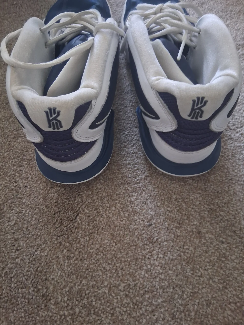 Nike Air Flight Lite Mid Men’s Size 10 Navy White Sneakers DO9616-400